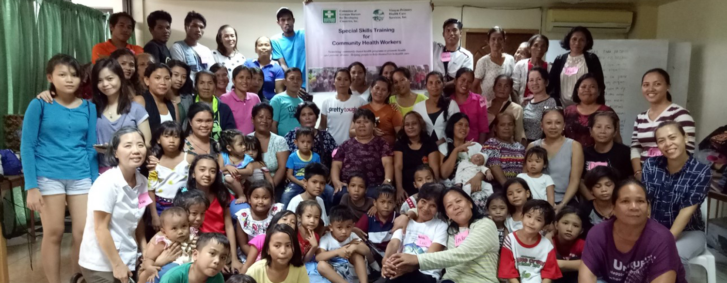 Leadership training for community health workers in urban poor communities in Cebu in 2019